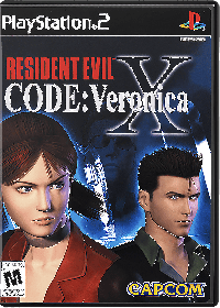 Resident Evil Code Veronica X Playstation 2 US box art